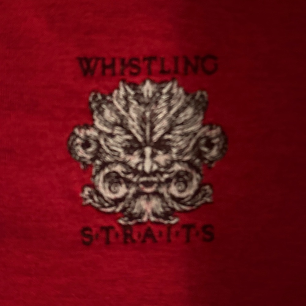 Callaway Whistling Straits Red and Gray Men's Polo Shirt